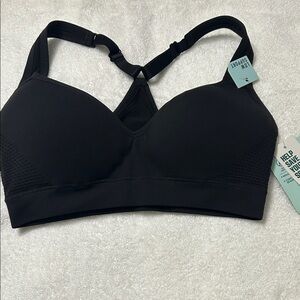 DSG Jet Black T-Back Sports Bra